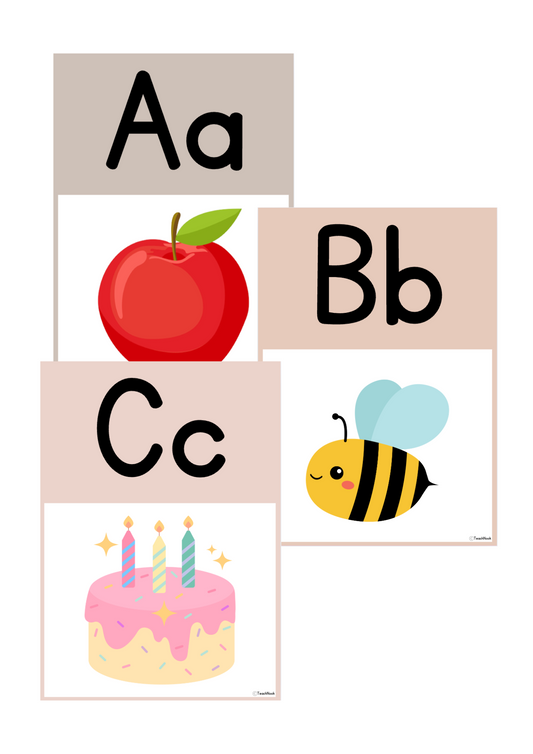 Alphabet Posters - Neutral