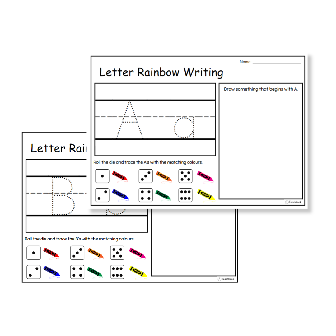 Letter Rainbow Writing