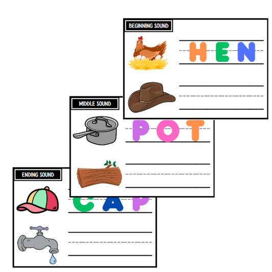 CVC - Beginning, Middle and End Sounds